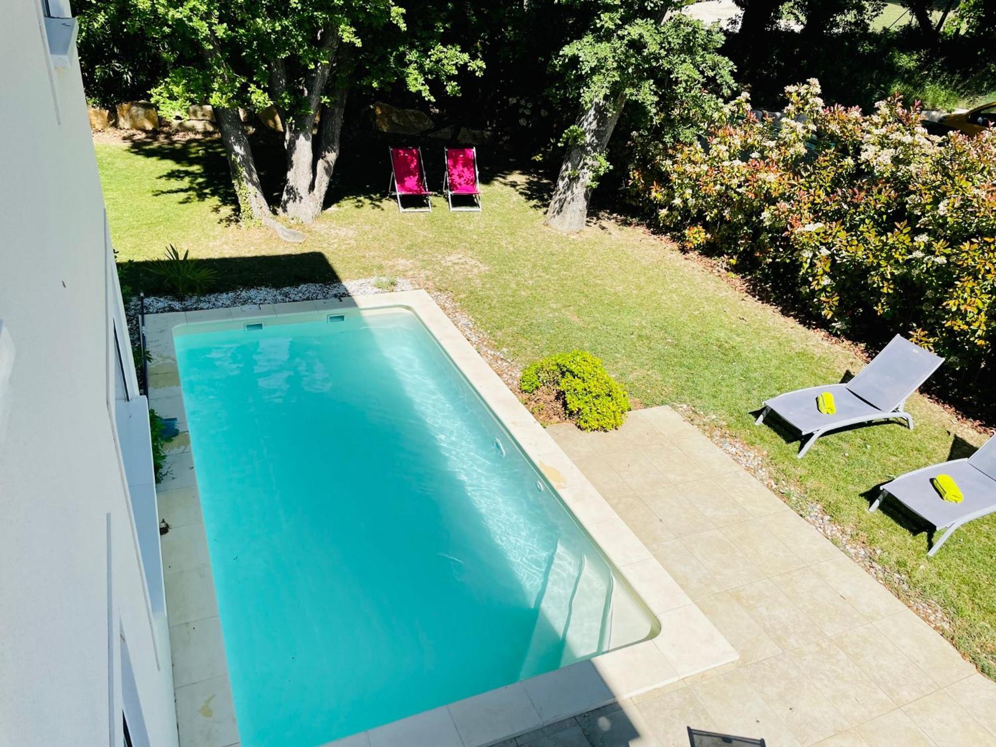 Les Jardins Du Castelas - Piscines, Jardins Et Spas Privatifs 尤尚 客房 照片